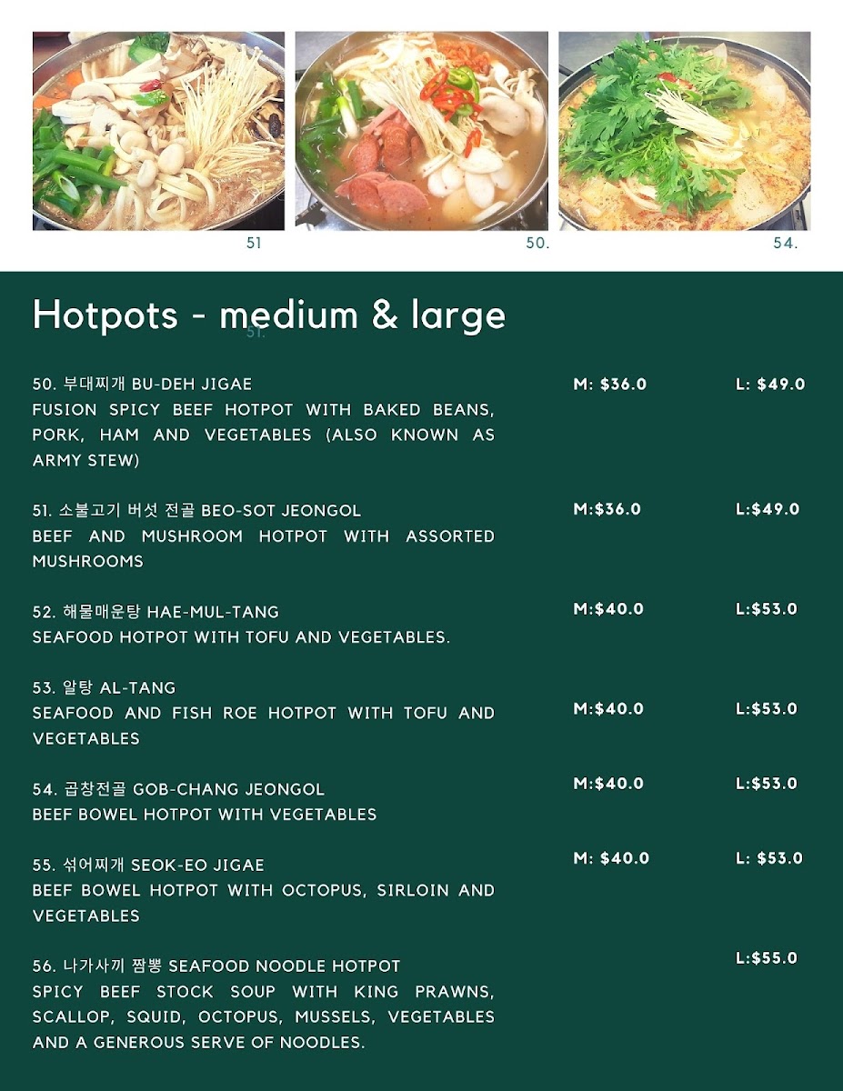 Menu Hodori Korean Garden-3